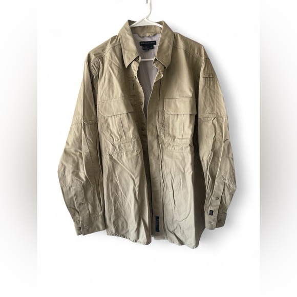 5.11 Tactical Khaki Shirt Jacket - Picture 1 of 2